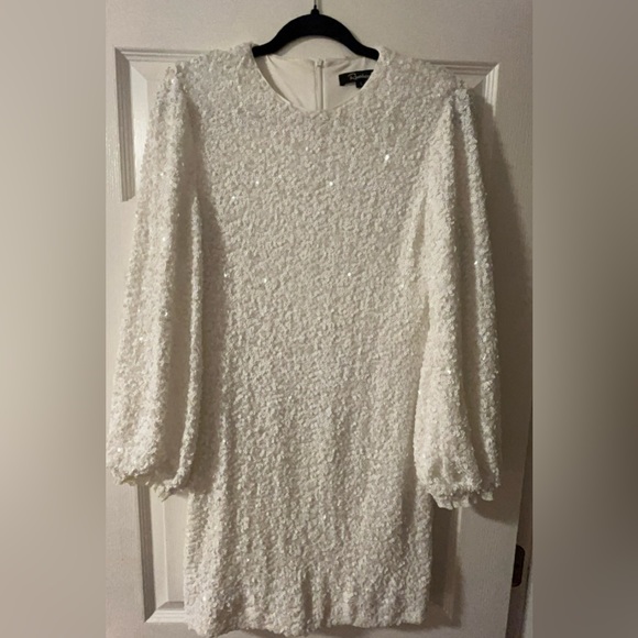 Rosedress White Sequin Dress - Picture 1 of 1